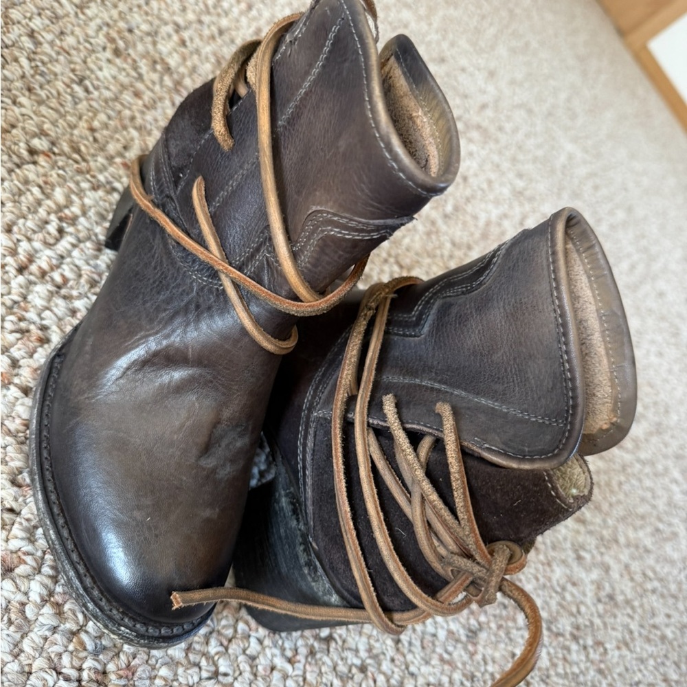 Freebird by Steven Dark Brown Ankle Boots